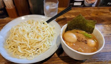 I tried Tsukemen at Fuunji in Tokyo