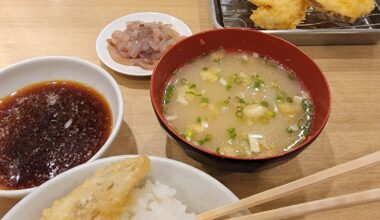 I tried Tempura in Tempura Hirao in Hakata