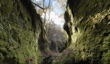 Moss Canyon near Shikotsuko, Hokkaido