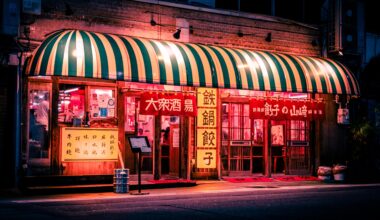 Small restaurant in Osaka