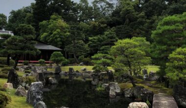 Nijō castle's gardens, Kyoto, Japan.