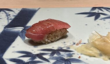 sushi when I went to Osaka