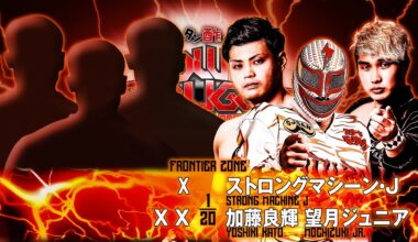 Strong Machine J revealed as the third member of the Dragon Gate trio.