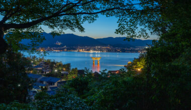 [OC] An evening on Miyajima