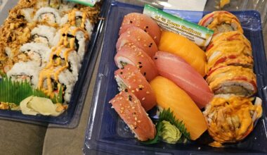 Grocery store sushi