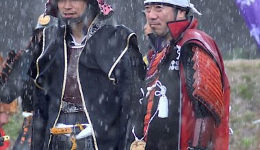 Rainy Day Samurai in Takasaki