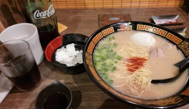 I tried Ichiran Ramen in Hakata