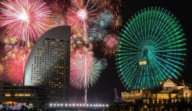 Yokohama summer fireworks