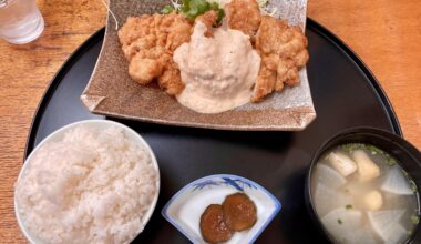 I ate chicken nanban in Miyazaki