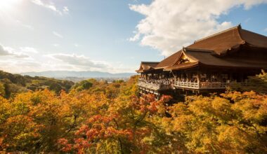 Kiyomizu-dera in Autumn [OC]