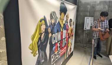 Visited the Cowboy Bebop 25th anniversary Pop up in Shibuya.