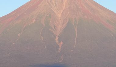 Sun setting over Mt. Fuji about 3 weeks ago