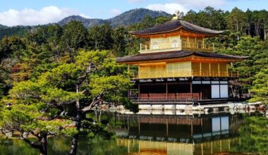 Osaka, golden kinkaku-ji