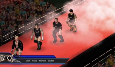 I made TMDK in Fire Pro Wrestling World