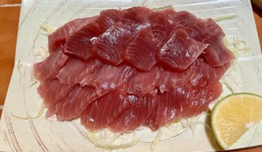 $24 for 30 pcs of super fresh Tuna sashimi in American Samoa