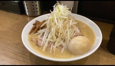 Creative White Miso Ramen at Tasakaya in Ikebukuro