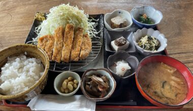 Tonkatsu Set Meal in Kimitsu, Chiba