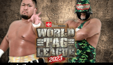 Kodai Nozaki and Asosan from Kyushu Pro will take part in the next Frontier Zone match at the Tag League Finals