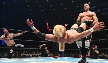 Turning lemons into lemonade: Danielson’s injury was blamed in-storyline on a Rainmaker (or Orange Punch) which echoes Okada breaking Danielson’s arm. Likely out for revenge, and with an end of the year return date, their WK rematch should be a go. Hopefully we can get Okada/Claudio in the meantime.