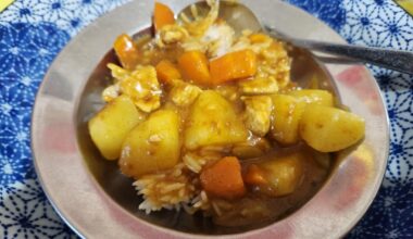 Simple Japanese curry rice