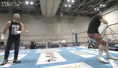 [New Japan Road] Very creative finish to tag match