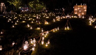 Enoshima shonan candle event. Actually candle not LED! Until Nov 5