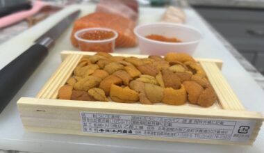 I sourced Hokkaido Uni in NYC for nigiri.