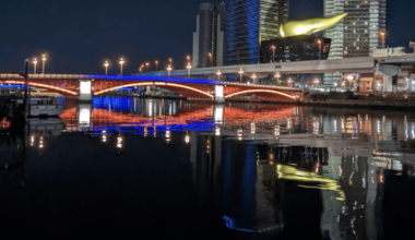 Late night stroll, Sumida River