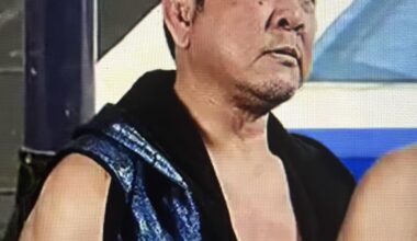What is Yuji Nagata thinking about? ( from the WTL faceoff match graphic )