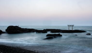 [OC] Oceanside torii at Oarai Isosaki Jinja, Ibaraki