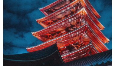 The five story pagoda at Senso-ji