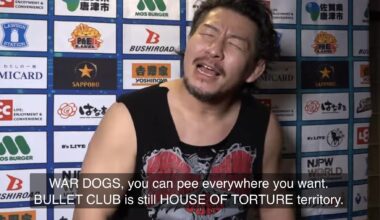 Yujiro’s been on fire with his backstage comments this whole WTL and has probably peaked with this line alone.