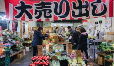 Yokohamabashi's Produce Tapestry: Chinese Influence and Japanese Traditions