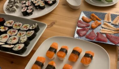 I made sushi for Christmas :)