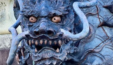 The blue dragon of Kiyomizu-dera