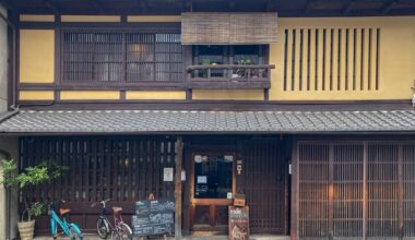 Kyomachiya cafe in Kyoto