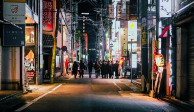 Street view somewhere in Hakata City