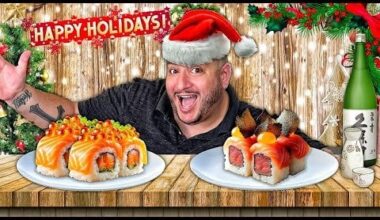 Happy Holidays - Sushi Mukbang