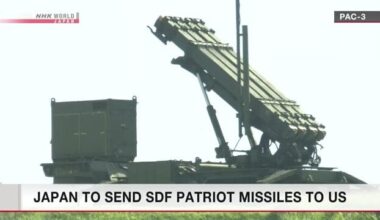 Japan poised to send Patriot missiles owned by its Self-Defense Forces to US