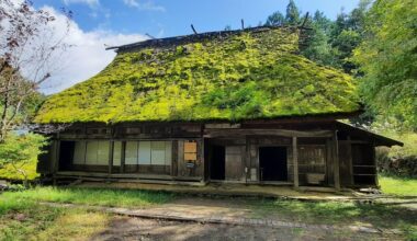 Old farm houses at Hida no Sato, Takayama (Gifu)