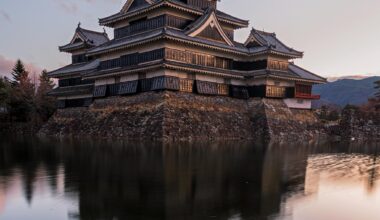 Matsumoto Castle at Sunrise [OC]