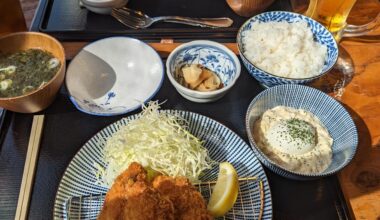 Oyster Tempura and Oyster Curry in Numazu