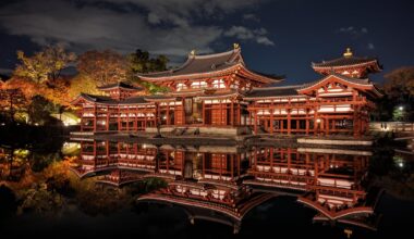 Phoenix Hall, Byodo-in, Uji, 2-12-23