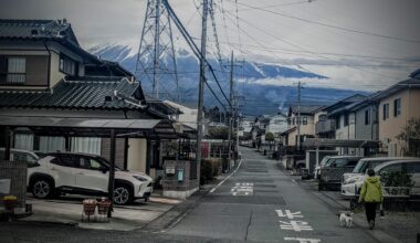 a random street in Fujinomiya