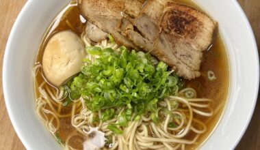 Tsuta Ramen Kit with Leftover Braised Pork Belly and Eggs