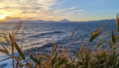 (OC) mount Fuji from Enoshima island