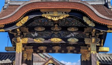 Perfect autumn day at Nijo Castle, Kyoto, 4-12-23