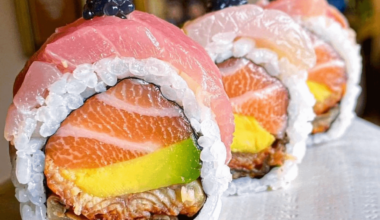 This sushi roll has it all.