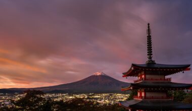 Mt Fuji at sunrise