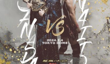 Wrestle Kingdom 18 Main Event Poster